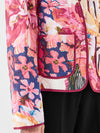 Y.A.S Delphi Floral Quilted Jacket, Pink