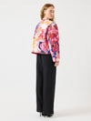 Y.A.S Delphi Floral Quilted Jacket, Pink