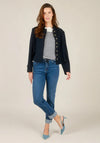 Yest Ilse Button Up Jacket, Navy
