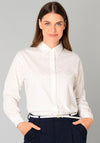 Yest Blythe Rhinestone Shirt, White