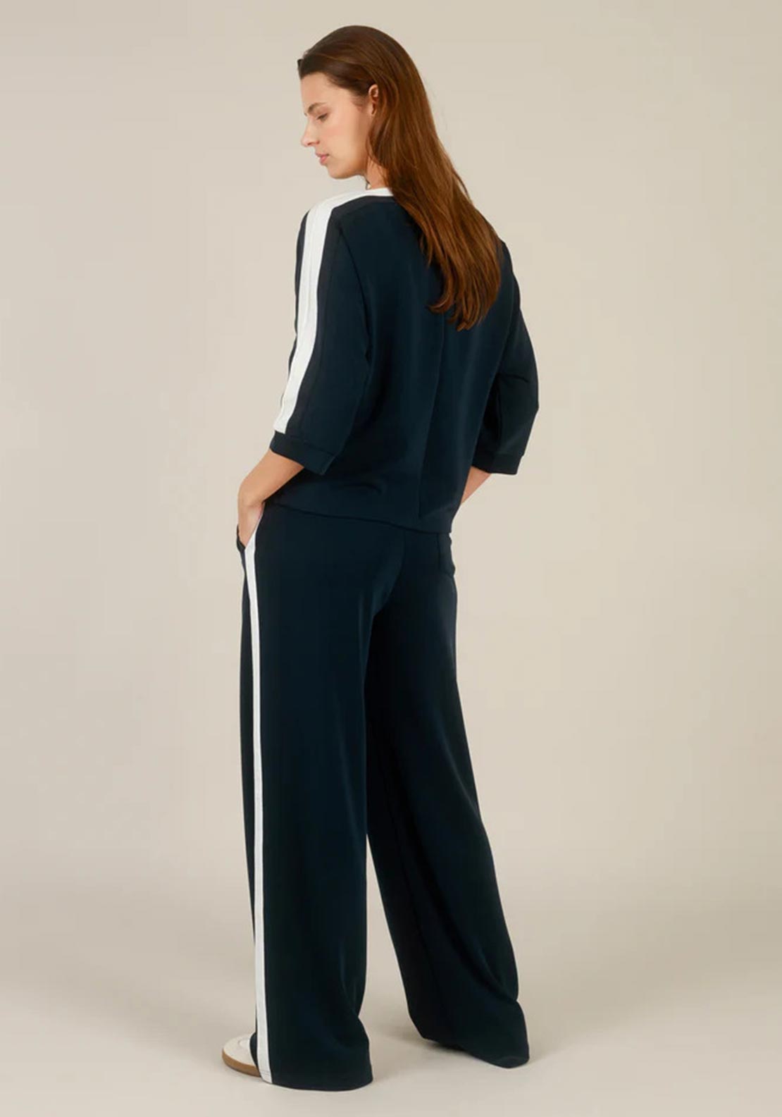 Yest Inaya Knitted Sweater, Navy