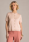Yest Kassy Button Up Cardigan, Pink