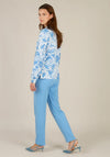 Yest Cornelia Essential Straight Leg Trousers, Blue