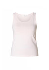 Yest Essential Basic Vest Top, Pale Pink