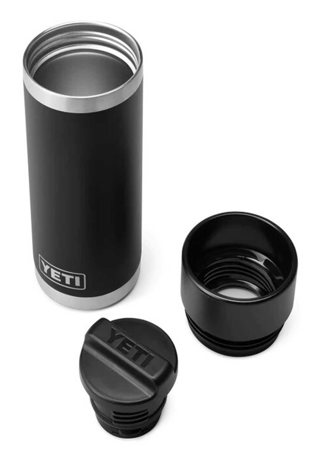 YETI Rambler 18oz Bottle with Hotshot Cap, Black
