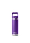 YETI Rambler 18oz Bottle with Straw Lid, Pace Purple
