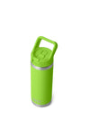 YETI Rambler 18oz Bottle with Straw Lid, Venom Green