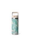 YETI Rambler 18oz Bottle with Straw Lid, Sea View Blue