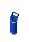 YETI Rambler 18oz Bottle with Straw Lid, Royal Blue
