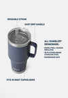 YETI Rambler 35oz Mug with Straw Lid, Seafoam