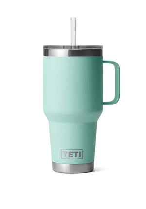 YETI Rambler 35oz Mug with Straw Lid, Seafoam