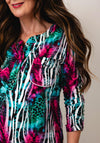 YEW Patterned Blouse, Green