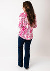 YEW Patterned Blouse, Pink