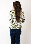 YEW Patterned Blouse, Green