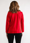 Yew Single Buttoned Short Jacket, Red