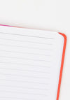 Yop & Tom Contrast Lined A5 Notebook, Red & Pink