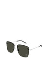Yves Saint Laurent Ladies Monogram Lens Sunglasses, Black
