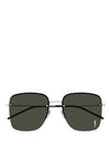 Yves Saint Laurent Ladies Monogram Lens Sunglasses, Black