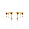 Zag Jewellery Aratena Earrings, Gold