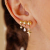 Zag Jewellery Aratena Earrings, Gold