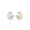 Zag Jewellery Chika Earrings, Silver & Gold