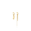 Zag Jewellery Cure Earrings, Gold