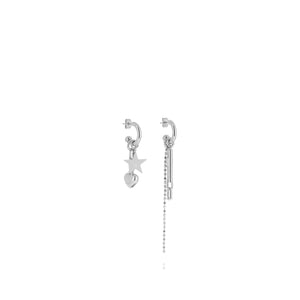 Zag Jewellery Cure Earrings, Silver