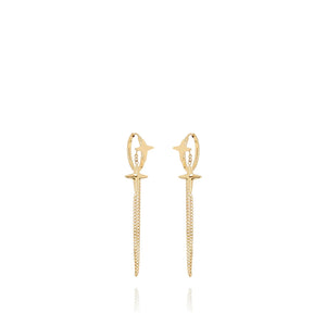 Zag Jewellery Erbajolo Earrings, Gold