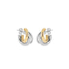Zag Jewellery Lorna Earrings, Silver & Gold