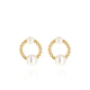 Zag Jewellery Marmaro Earrings, Gold