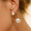 Zag Jewellery Marmaro Earrings, Gold