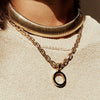 Zag Jewellery Media Necklace, Gold
