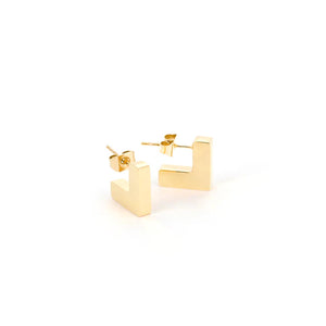 Zag Jewellery Noon Earrings, Gold