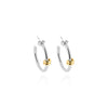 Zag Jewellery Pei Earrings, Silver & Gold