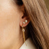 Zag Jewellery Ruffano Earrings, Gold