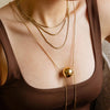 Zag Jewellery Scanno Necklace, Gold