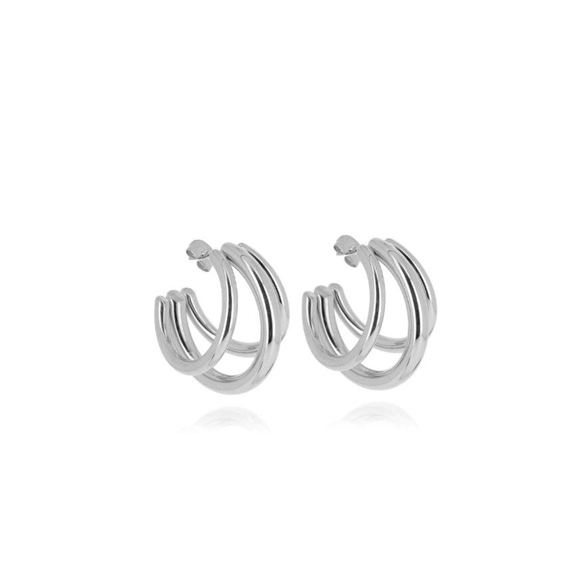 Zag Jewellery Thisbee Earrings, Silver