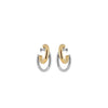 Zag Jewellery Kaylee Earrings, Silver & Gold