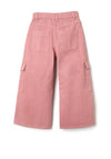 Zippy Girl Wide Leg Cargo Trouser, Pink