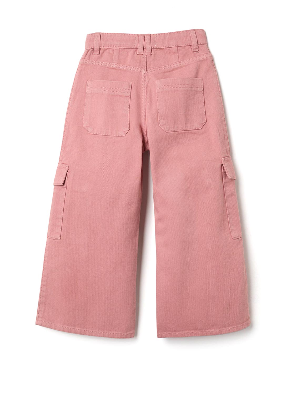 Zippy Girl Wide Leg Cargo Trouser, Pink