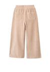 Zippy Girl Corduroy Wide Leg Trouser, Beige