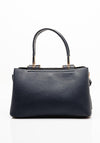 Zen Collection Pebbled Faux Leather Mini Grab Bag, Navy