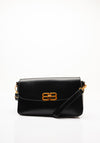 Zen Collection Rectangular Crossbody Bag, Black