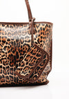 Zen Collection Leopard Print Tote Bag, Brown