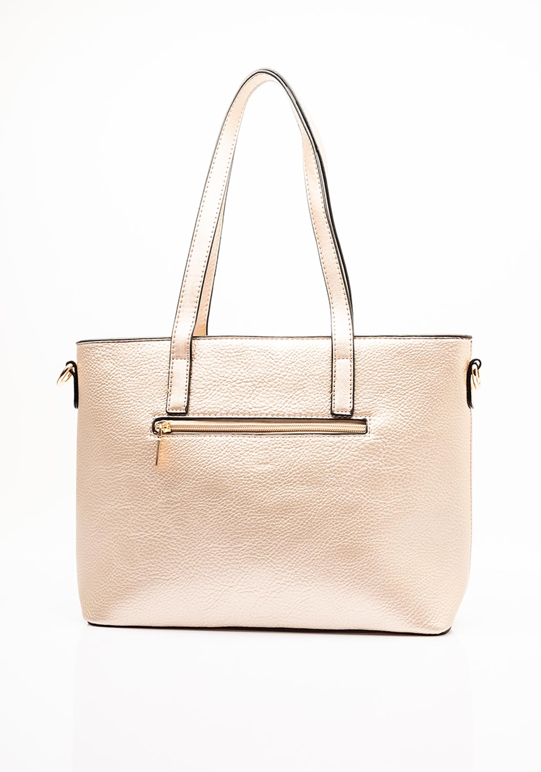 Zen Collection Medium Metallic Tote Bag, Gold
