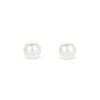 Absolute Pearl Stud Earrings, Silver