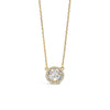 Absolute Gold Diamante Cluster Circle Necklace, JP247GL