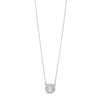 Absolute Silver Diamante Cluster Circle Necklace, JP247SL