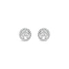Absolute Silver Cluster Circle Stud Earrings, JE247SL