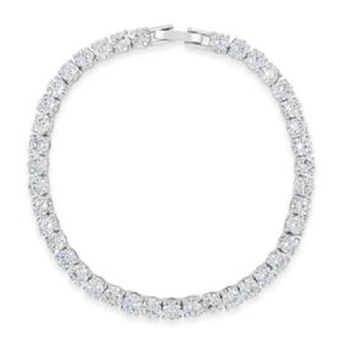 Absolute Tennis Bracelet, Silver